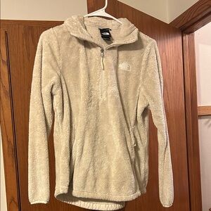 The North Face Beige Fleece Hoodie
